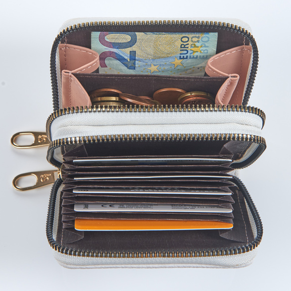 Börse mit Monogramm RFID