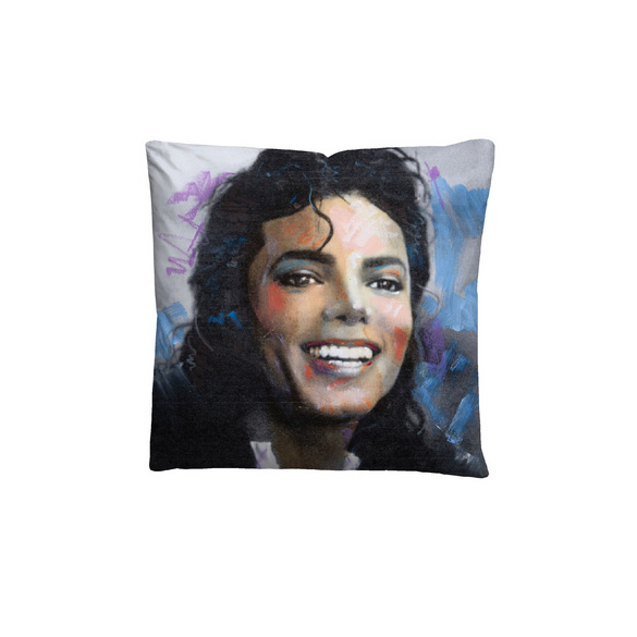 SID MAURER Mikrofaser Bettwäsche Michael Jackson silber/grau, 1x 155x220 cm + 1x 80x80 cm