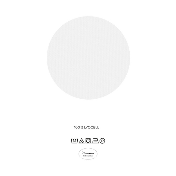 biberna Tencel Bettwäsche Schmetterlinge weiß, 1x 155x220 cm + 1x 80x80 cm