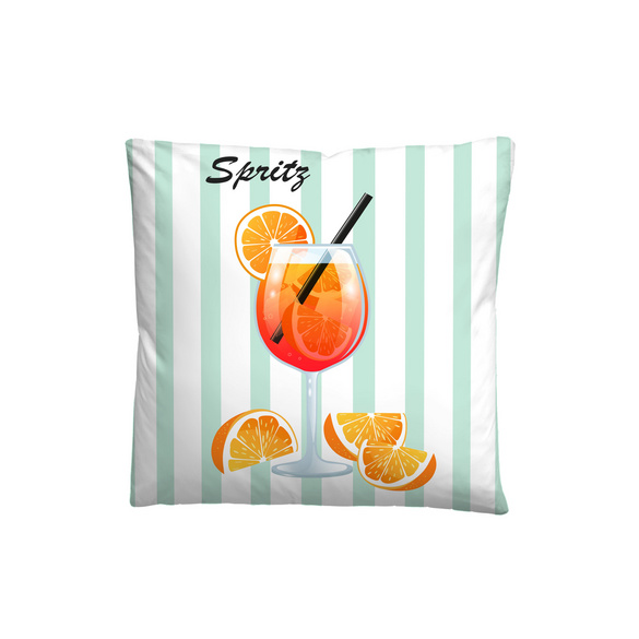 biberna Linon Bettwäsche Spritz mint, 1x 135x200 cm + 1x 80x80 cm