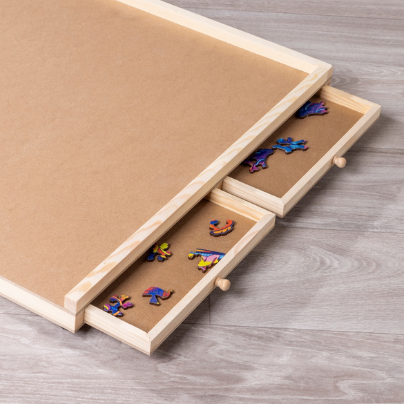 Puzzletisch 360° drehbar mit 4 Schubladen für 1000 Teile