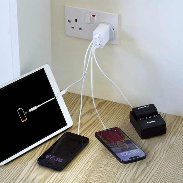 USB-Schnell-Ladegerät 4 Anschlüsse
