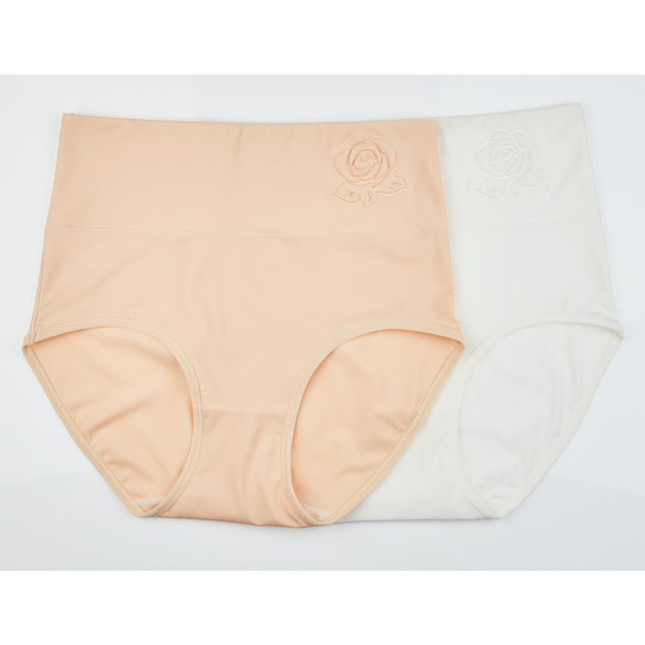 Slip "Rose" beige + weiß 2er-Set
