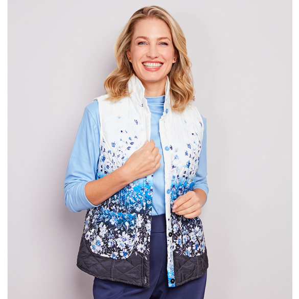 Steppweste "Blüten"