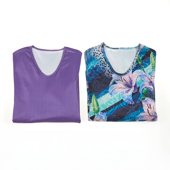 Langarm-Shirt "Lilien"