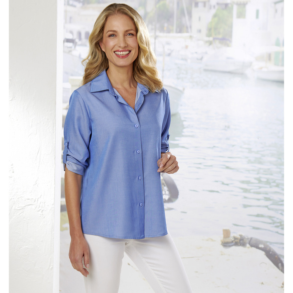 Bluse "Jeans" lightblue