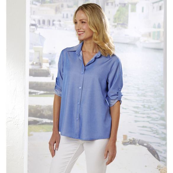 Bluse "Jeans" lightblue