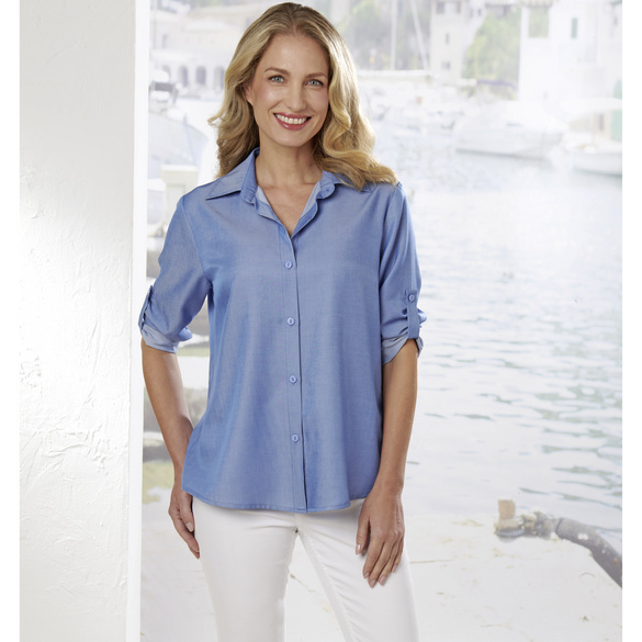 Bluse "Jeans" lightblue
