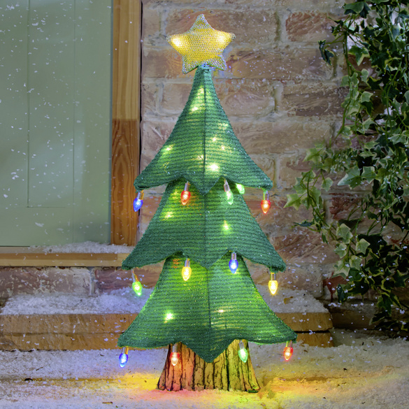 Beleuchteter Weihnachtsbaum