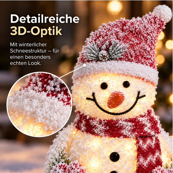 LED-Schneefrau „Mrs. Frosty“