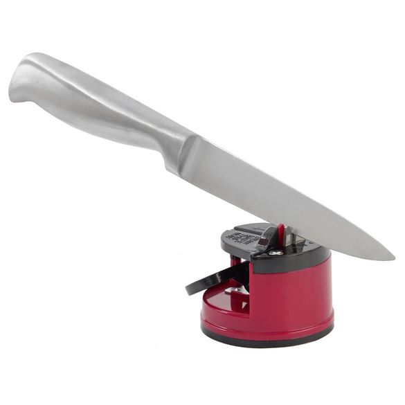 Messerschärfer mit Saugnapf