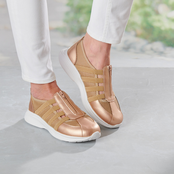 Sommer-Sneaker "Sunny" gold-metallic