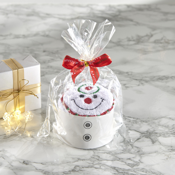 Geschenkidee Gästehandtuch Schneemann Eldo