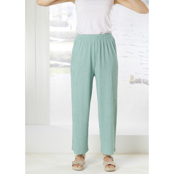 Sommerhose in Schlupfform salbei