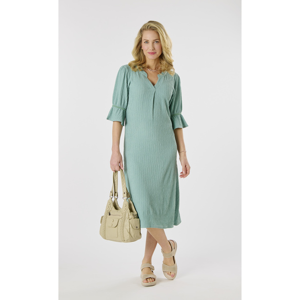 Kleid "Clara" salbei bügelfrei