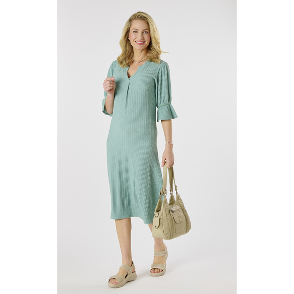 Kleid "Clara" salbei bügelfrei