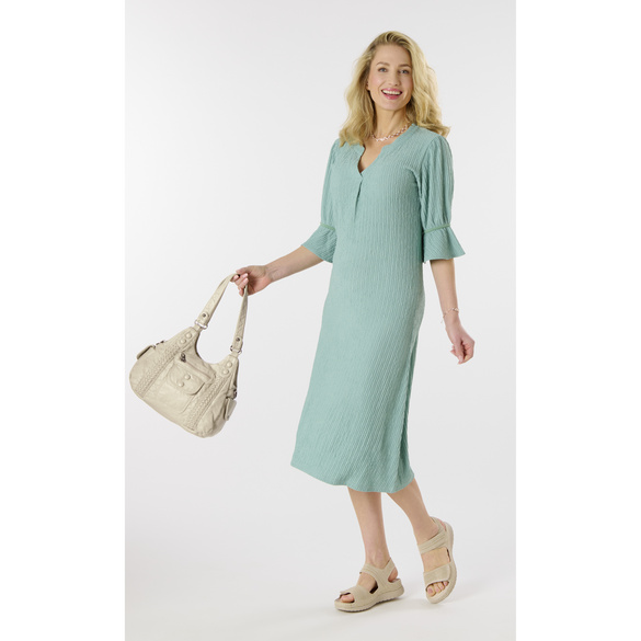 Kleid "Clara" salbei bügelfrei