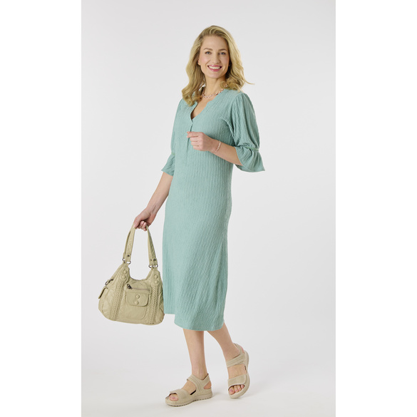 Kleid "Clara" salbei bügelfrei