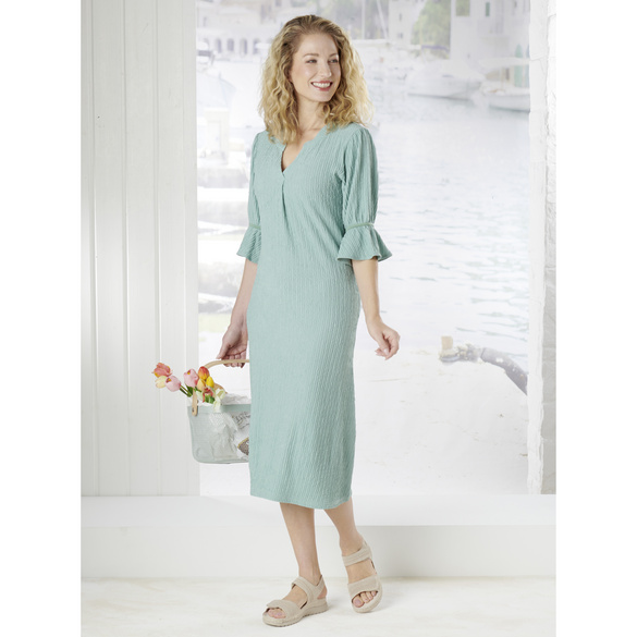 Kleid "Clara" salbei bügelfrei
