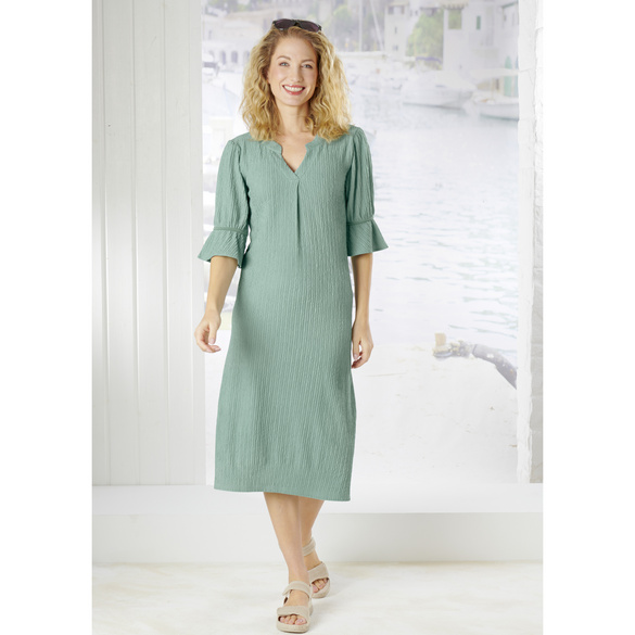 Kleid "Clara" salbei bügelfrei