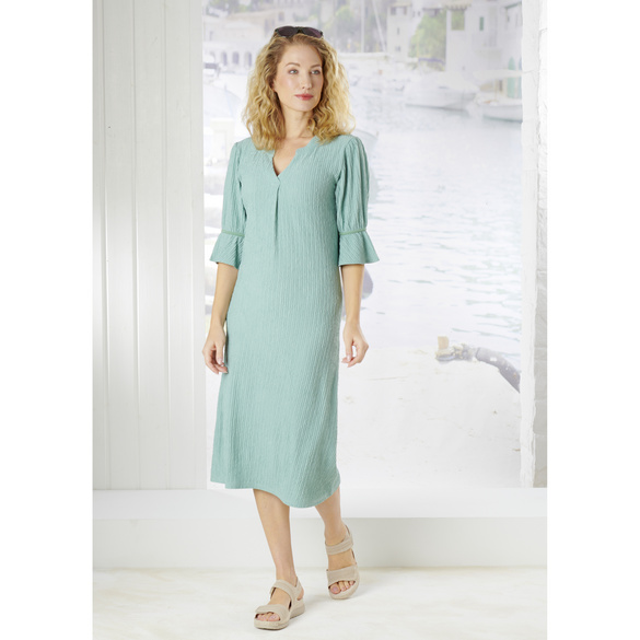 Kleid "Clara" salbei bügelfrei