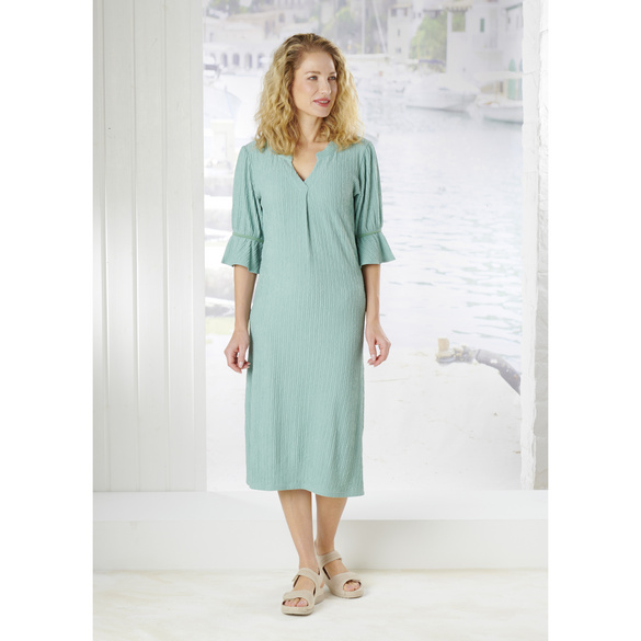 Kleid "Clara" salbei bügelfrei