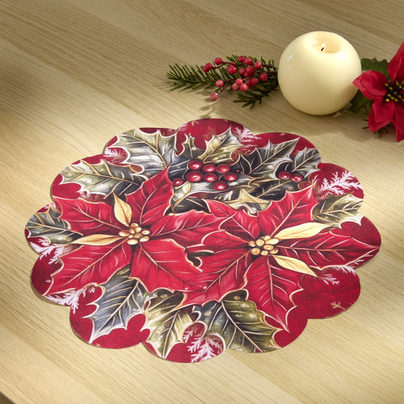 Tischdeckchen "Christstern" Ø 35cm Eldo