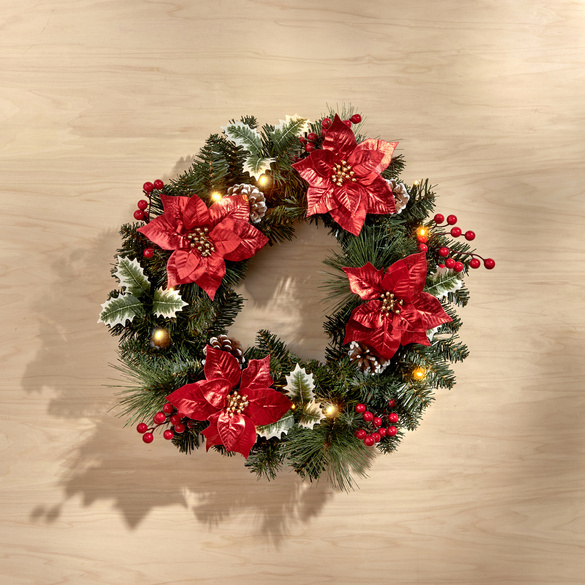 LED-Weihnachtskranz