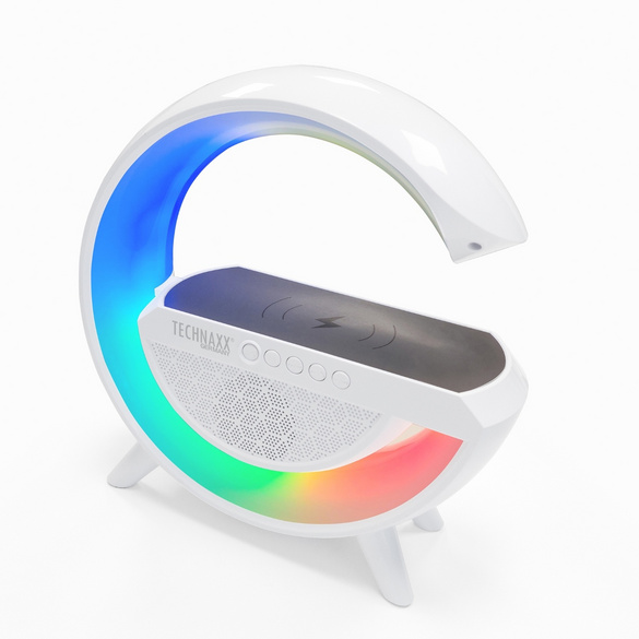 LED-Nachtlicht Lautsprecher mit kabelloser Ladefunktion Technaxx