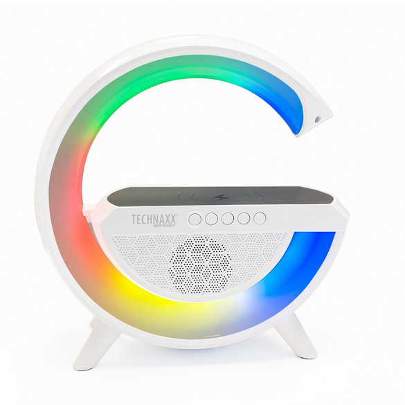 LED-Nachtlicht Lautsprecher mit kabelloser Ladefunktion Technaxx