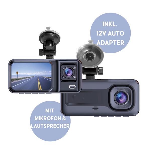 Auto Dashcam Dual Kamera CCT-2500 Denver