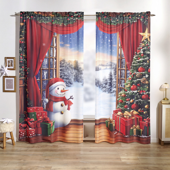 Vorhang "Weihnachtszauber" 2er-Set 140x230 cm, Eldo