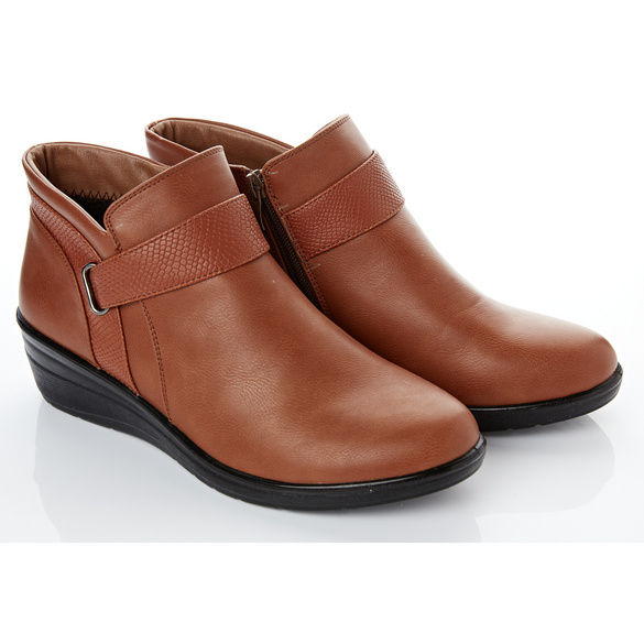 Stiefelette "Brit" cognac