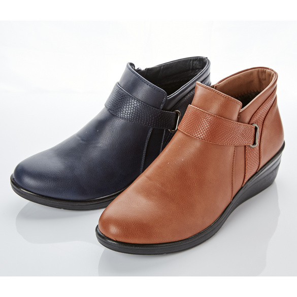 Stiefelette "Brit" cognac