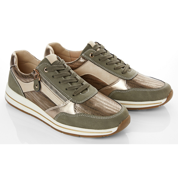 Sneaker "Anouk" grün-bronze
