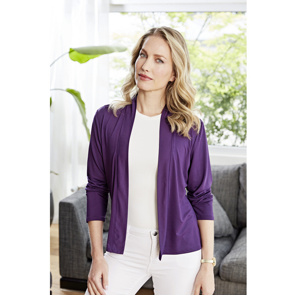 Cardigan violett