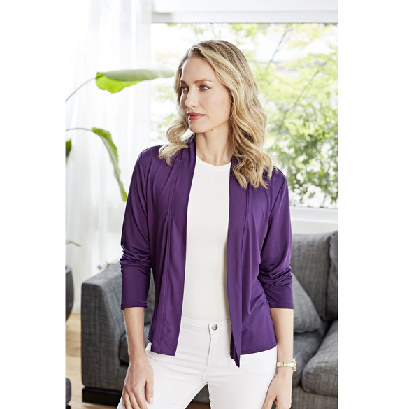 Cardigan violett