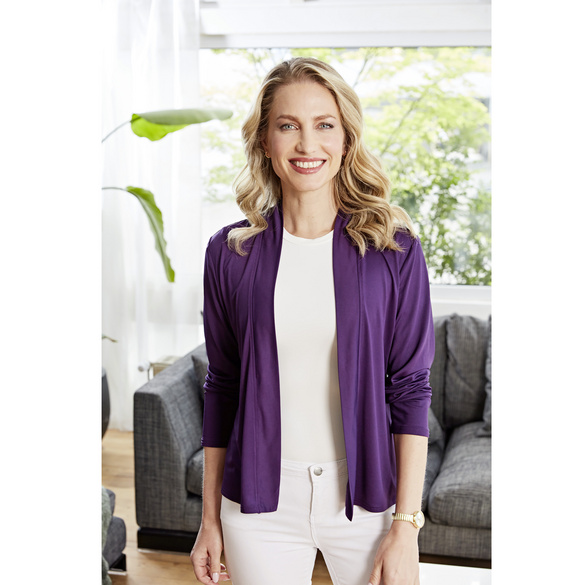Cardigan violett