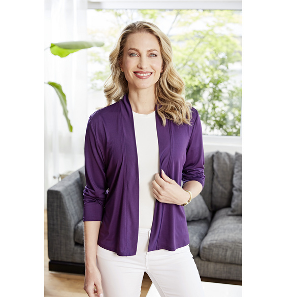 Cardigan violett