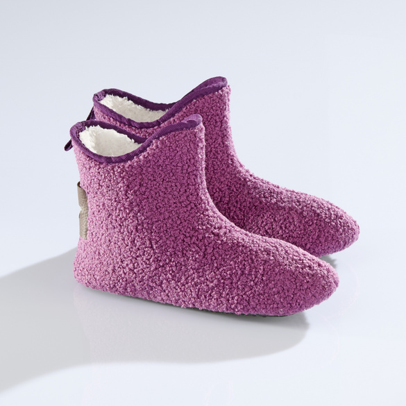 Hausschuh "Ava" bordeaux