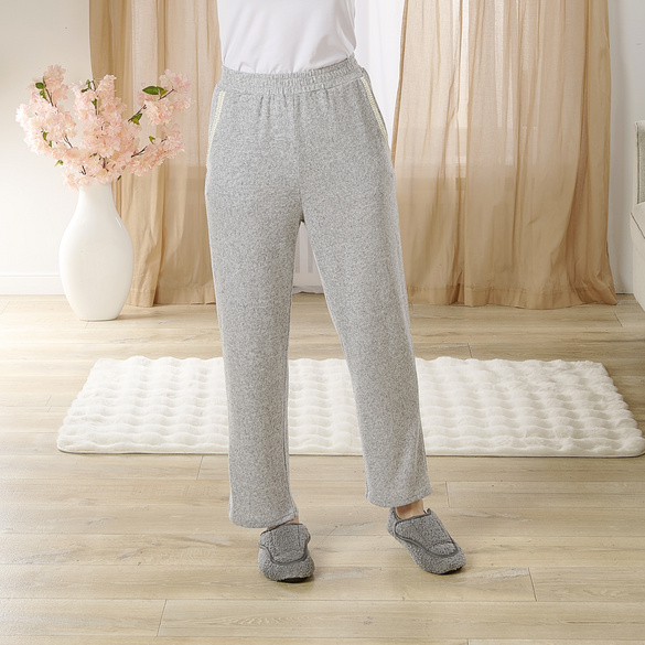 Lounge-Pants graumeliert