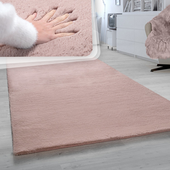 Hochflor-Teppich RABBIT 780 Pink Rechteckig Paco Home