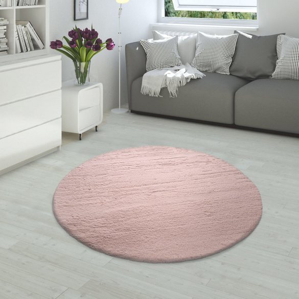 Hochflor-Teppich RABBIT 780 Pink Rund Paco Home
