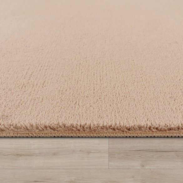 Kurzflor-Teppich CADIZ 630 Beige Rund Paco Home