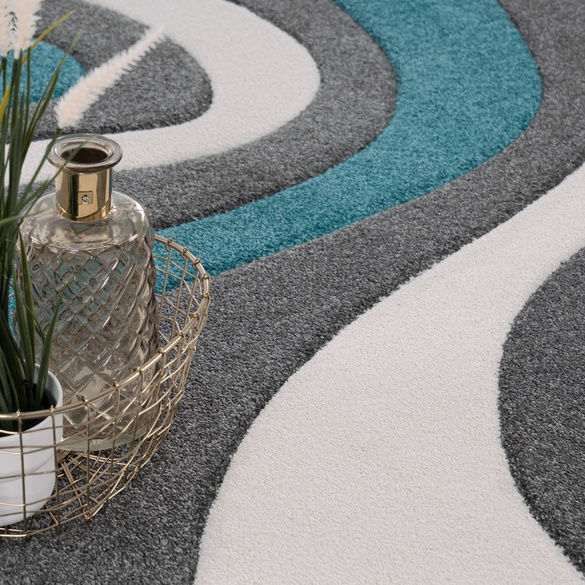 Teppich DIAMOND 760 Türkis Rechteckig Paco Home