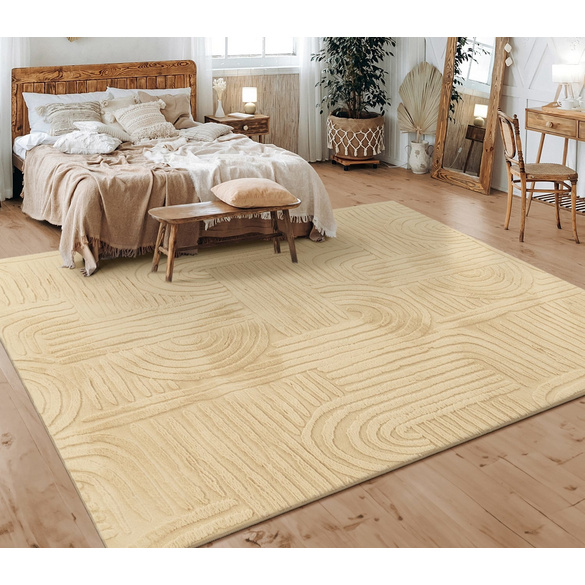 Teppich LELYSTAD 527 Beige Rechteckig Paco Home