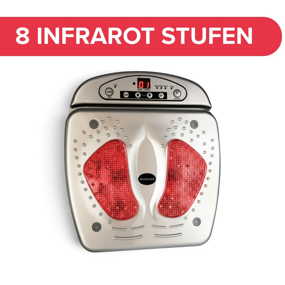 Fußmassage- und Akupressurgerät mit Infrarot