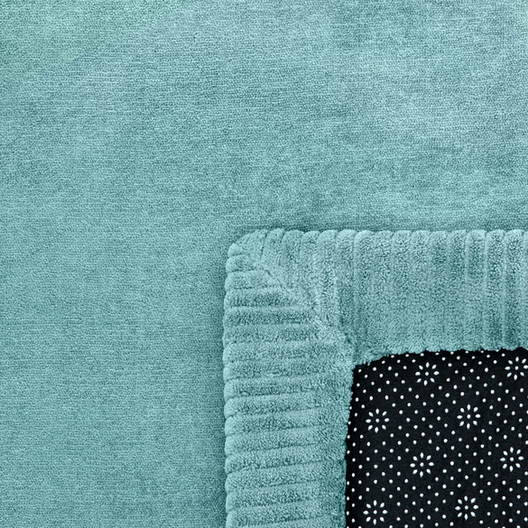 Kurzflor-Teppich TATAMI 475 Blau Rund Paco Home