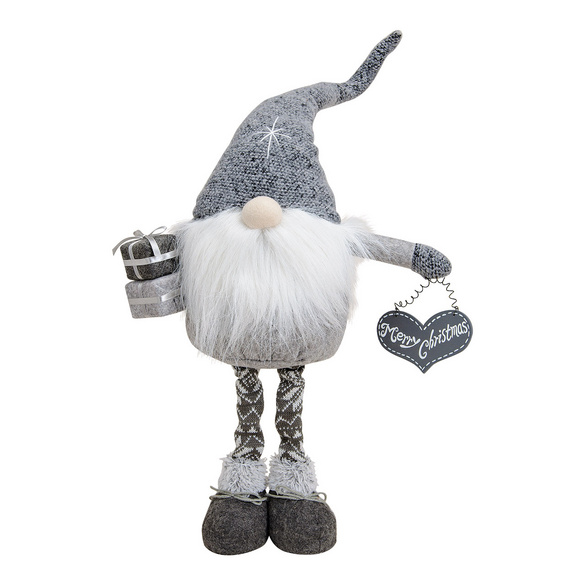Weihnachtswichtel Merry Christmas aus Filz und Strick