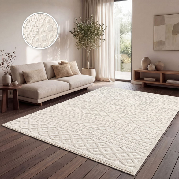 Rechteckiger Teppich COTTON 231 Paco Home